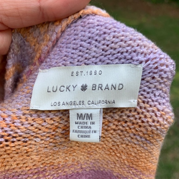 🧶Sherbet & Lavender Knit Cardigan🧶 - Picture 2 of 16